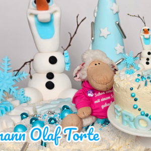 Schneemann Olaf Torte