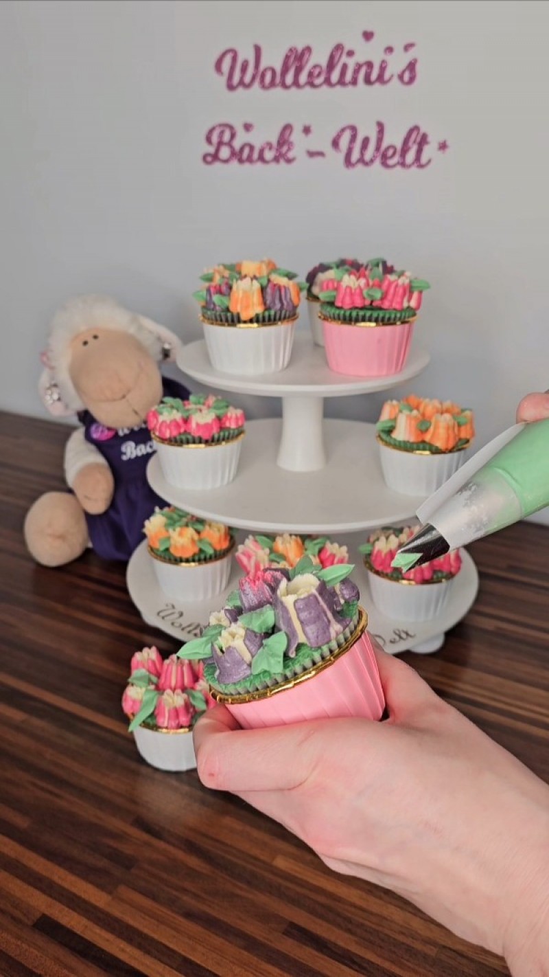 Backkurs: Frühling Cupcakes