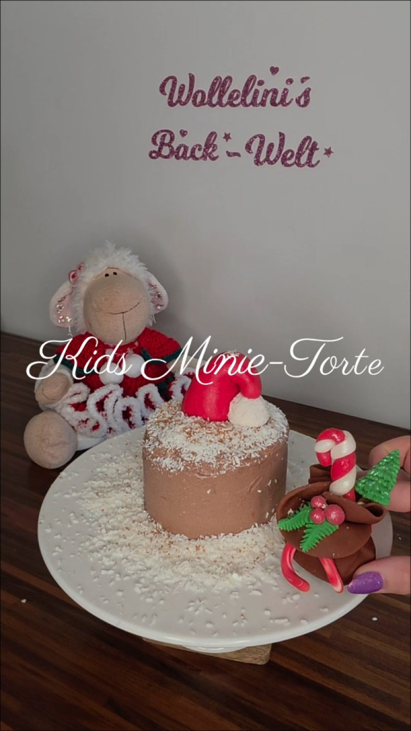 Kids Mini-Weihnachtstorte
